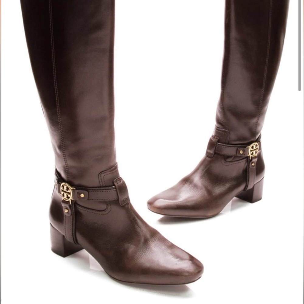 TORY BURCH Donovan Harness Ridding Boots 🐎